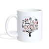 Maltese Family Love Print Coffee/Tea Mug - white