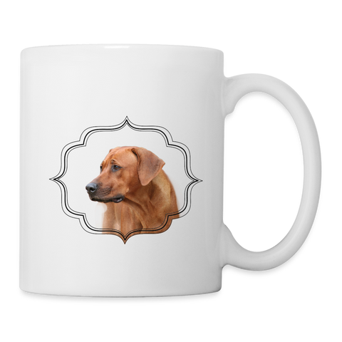 Cute Rhodesian Ridgeback Print Coffee/Tea Mug - white