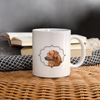 Cute Rhodesian Ridgeback Print Coffee/Tea Mug - white