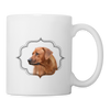 Cute Rhodesian Ridgeback Print Coffee/Tea Mug - white