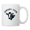 Jersey Cow Print Coffee/Tea Mug - white