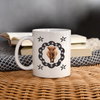 Highland Cattle Paws Print Coffee/Tea Mug - white