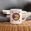 English Longhorn Cattle (Cow) Print Coffee/Tea Mug - white