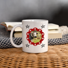 English Longhorn Cattle (Cow) Print Coffee/Tea Mug - white