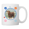 Gelbvieh Cattle (Cow) Print Coffee/Tea Mug - white