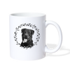 Rottweiler Print Coffee/Tea Mug - white