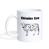 Chianina Cow Print Coffee/Tea Mug - white