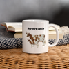 Ayrshire Cattle (Cow) Print Coffee/Tea Mug - white