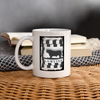 Australian Lowline Cattle (Cow) Print Coffee/Tea Mug - white