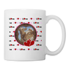 Guernsey Cattle (Cow) Love Print Coffee/Tea Mug - white