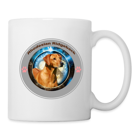 Rhodesian Ridgeback Print Coffee/Tea Mug - white