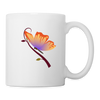 Butterfly Print Coffee/Tea Mug - white