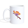 Butterfly Print Coffee/Tea Mug - white