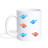 Butterfly Patterns Print Coffee/Tea Mug - white