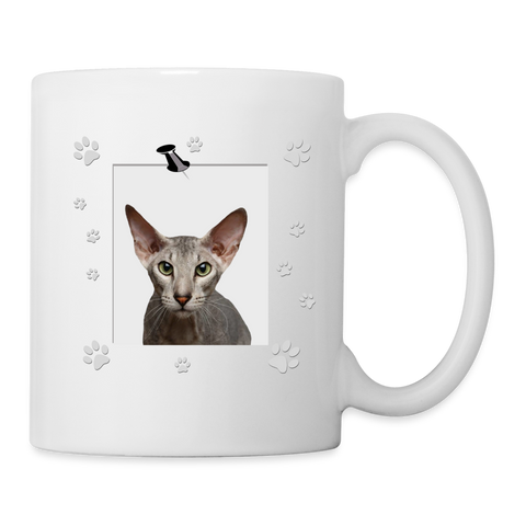 Peterbald Cat Print Coffee/Tea Mug - white