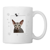 Peterbald Cat Print Coffee/Tea Mug - white