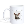 Peterbald Cat Print Coffee/Tea Mug - white