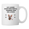 Peterbald Cat Lovers Print Coffee/Tea Mug - white