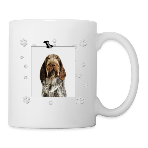 Spinone Italiano Dog Print Coffee/Tea Mug - white