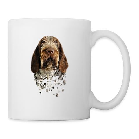 Spinone Italiano Dog Art Print Coffee/Tea Mug - white