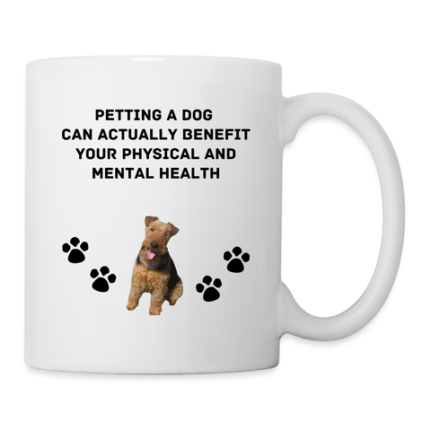 Welsh Terrier Lovers Print Coffee/Tea Mug - white