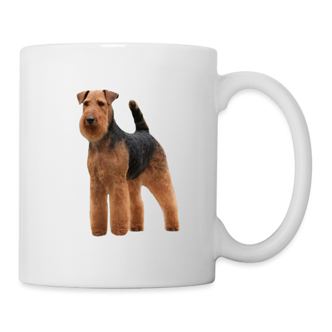 Welsh Terrier Print Coffee/Tea Mug - white