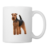 Welsh Terrier Print Coffee/Tea Mug - white