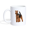 Welsh Terrier Print Coffee/Tea Mug - white