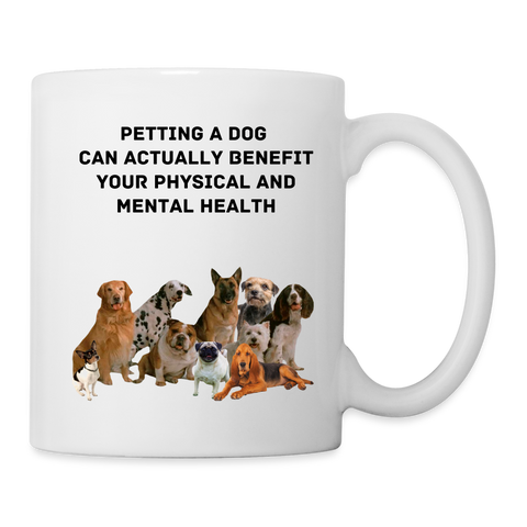 Dog Lovers Print Coffee/Tea Mug - white