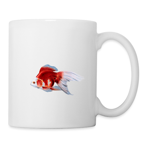 Ryukin Fish Print Coffee/Tea Mug - white