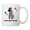 Kerry Blue Terrier Print Coffee/Tea Mug - white