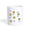 Rosy-faced lovebird Patterns Print Coffee/Tea Mug - white