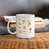 Rosy-faced lovebird Patterns Print Coffee/Tea Mug - white
