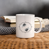 Lovely Ryukin Fish Print Coffee/Tea Mug - white