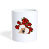 Shar Pei Floral Print Coffee/Tea Mug - white