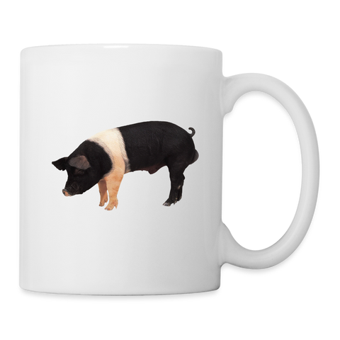 Hampshire pig Print Coffee/Tea Mug - white