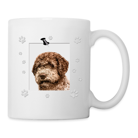 Lagotto Romagnolo Dog Print Coffee/Tea Mug - white