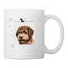 Lagotto Romagnolo Dog Print Coffee/Tea Mug - white