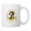 Cute Saluki Dog Print Coffee/Tea Mug - white