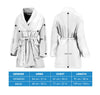 Cute Vizsla Print Women's Bath Robe