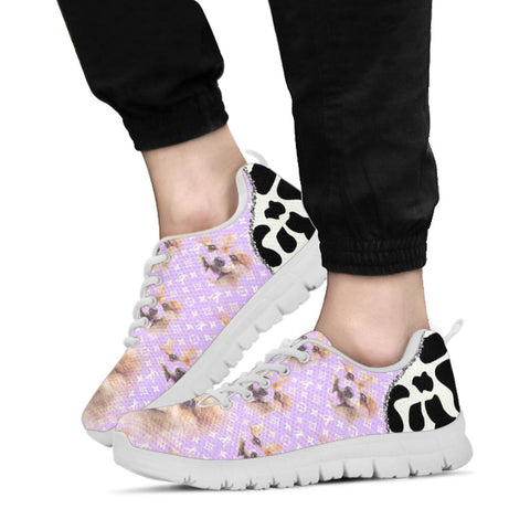 Cute Pomeranian Dog Print Sneakers