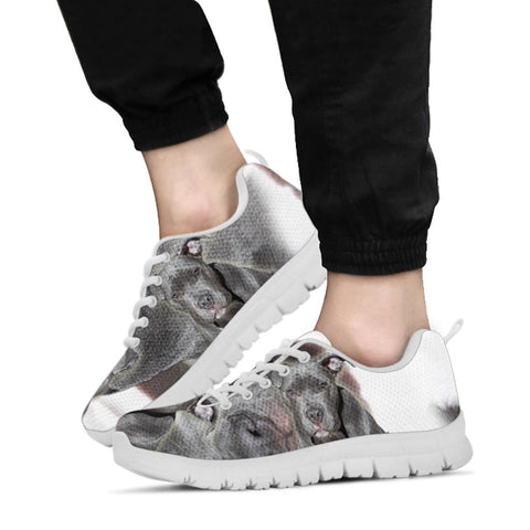 Cute Pit Bull Print Running Shoes