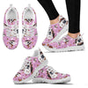 Basset Hound Pattern Print Sneakers For Women Express Shipping