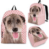 Irish Wolfhound Dog Print BackpackExpress Shipping