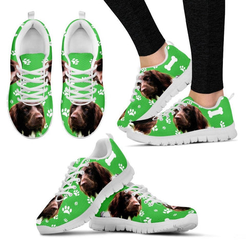 Customized Dog Print Running Shoes For WomenDesigned By Birte Wold Myhre