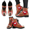 Valentine's Day Special Bulldog Print Boots For Women