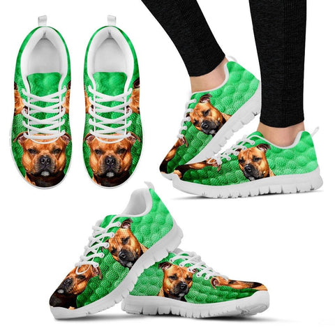 Customized Dog Print Running Shoes For WomenExpress ShippingDesigned By Camilla Sanner