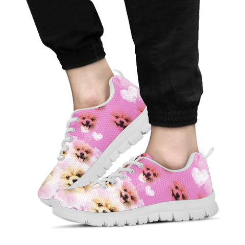 Pomeranian Dog Print Sneakers