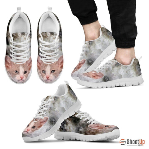 Beautiful LaPerm Cat Print Sneaker For Men