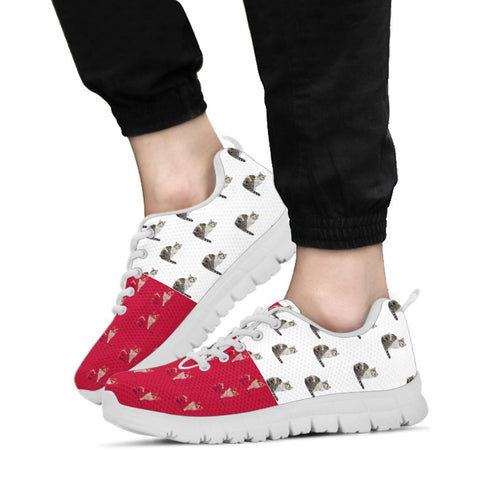 Selkirk Rex Cat Patterns Print Sneakers